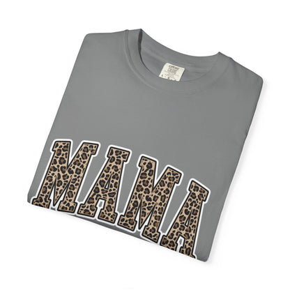 Mama Leopard Print T-Shirt — Women's Mom Graphic Tee for Mother's Day & Everyday