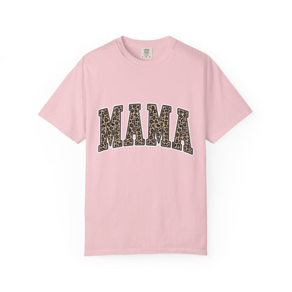 Mama Leopard Print T-Shirt — Women's Mom Graphic Tee for Mother's Day & Everyday