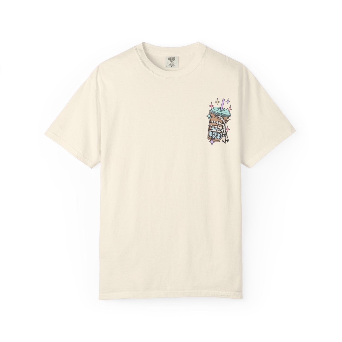 Iced Coffee & Anxiety T-Shirt — 'Fueled by Iced Coffee and Anxiety' Graphic Tee