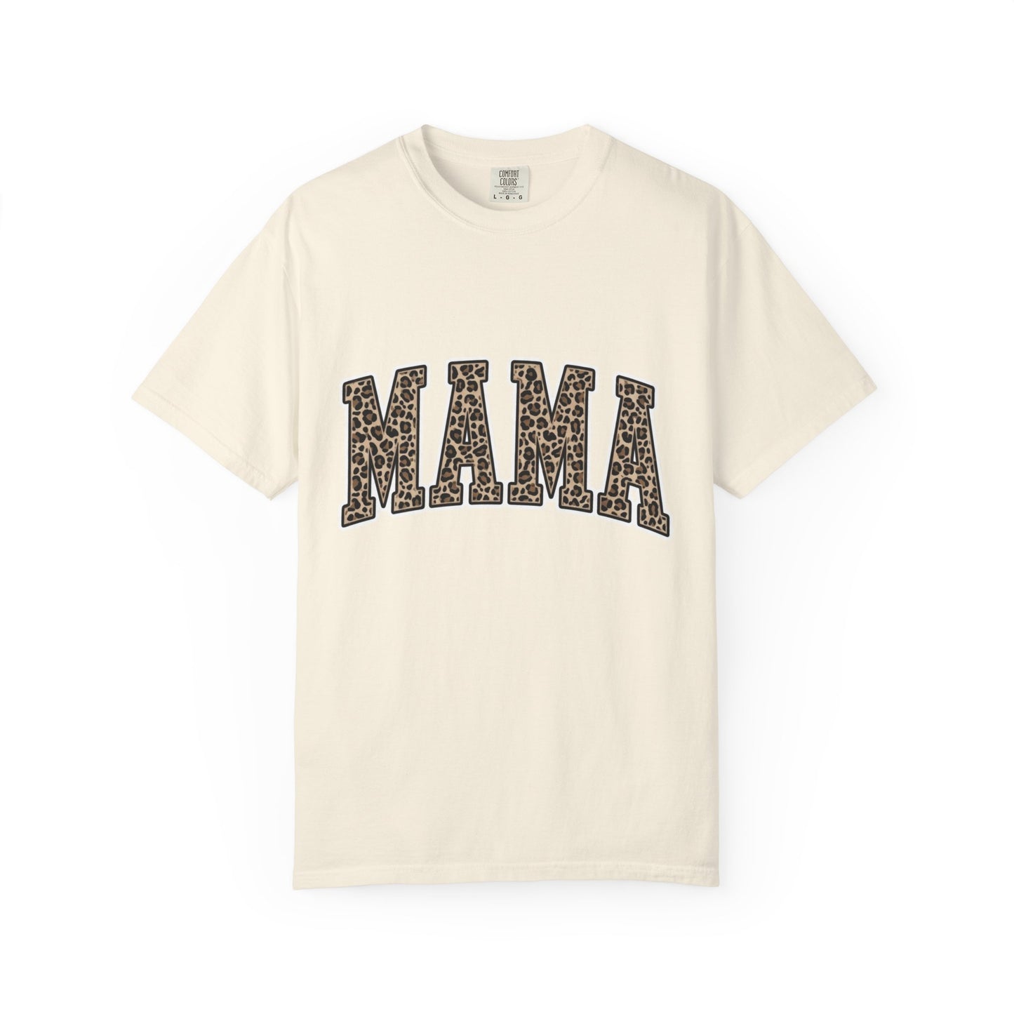 Mama Leopard Print T-Shirt — Women's Mom Graphic Tee for Mother's Day & Everyday