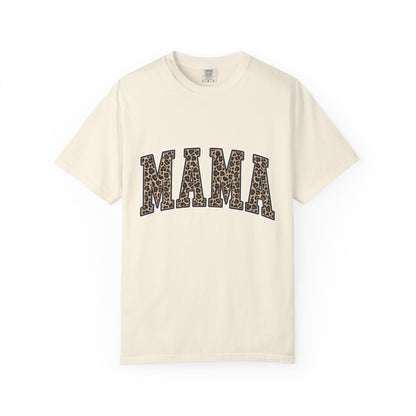 Mama Leopard Print T-Shirt — Women's Mom Graphic Tee for Mother's Day & Everyday