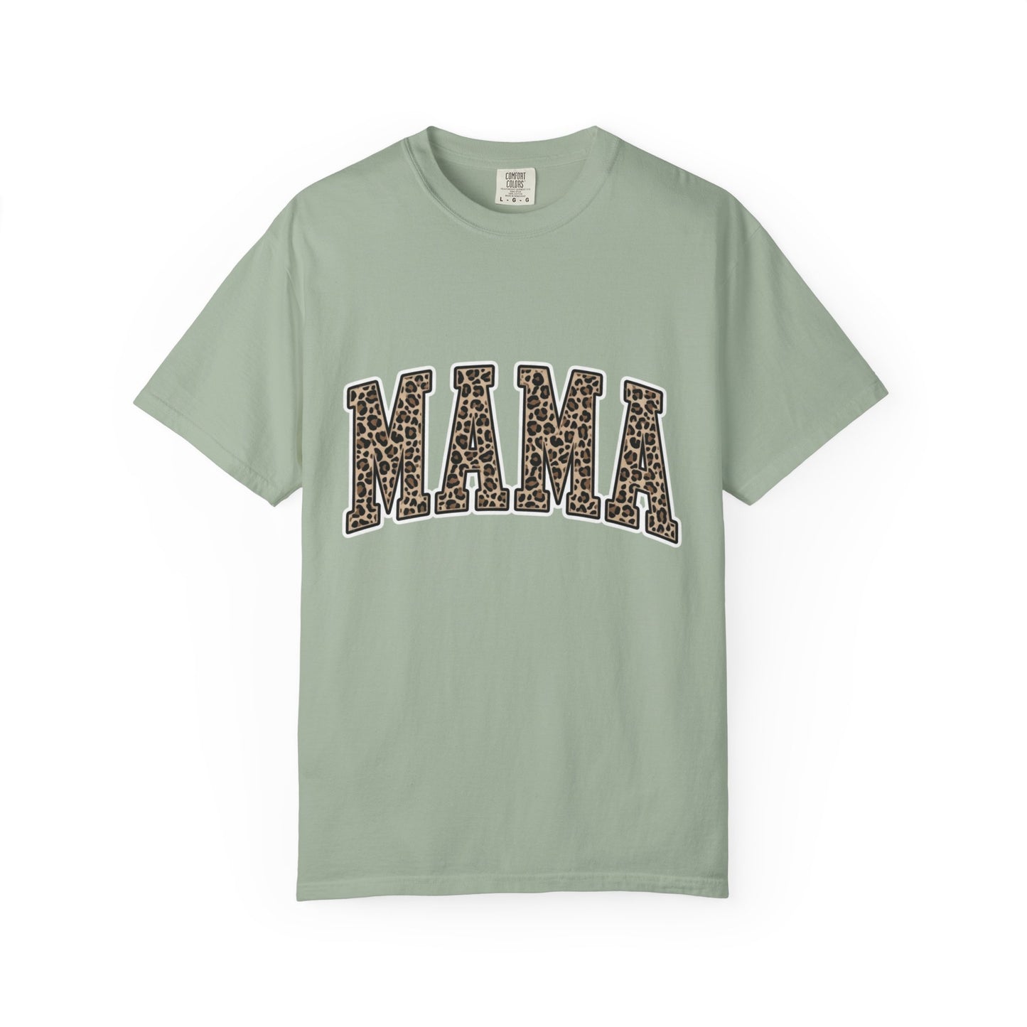 Mama Leopard Print T-Shirt — Women's Mom Graphic Tee for Mother's Day & Everyday