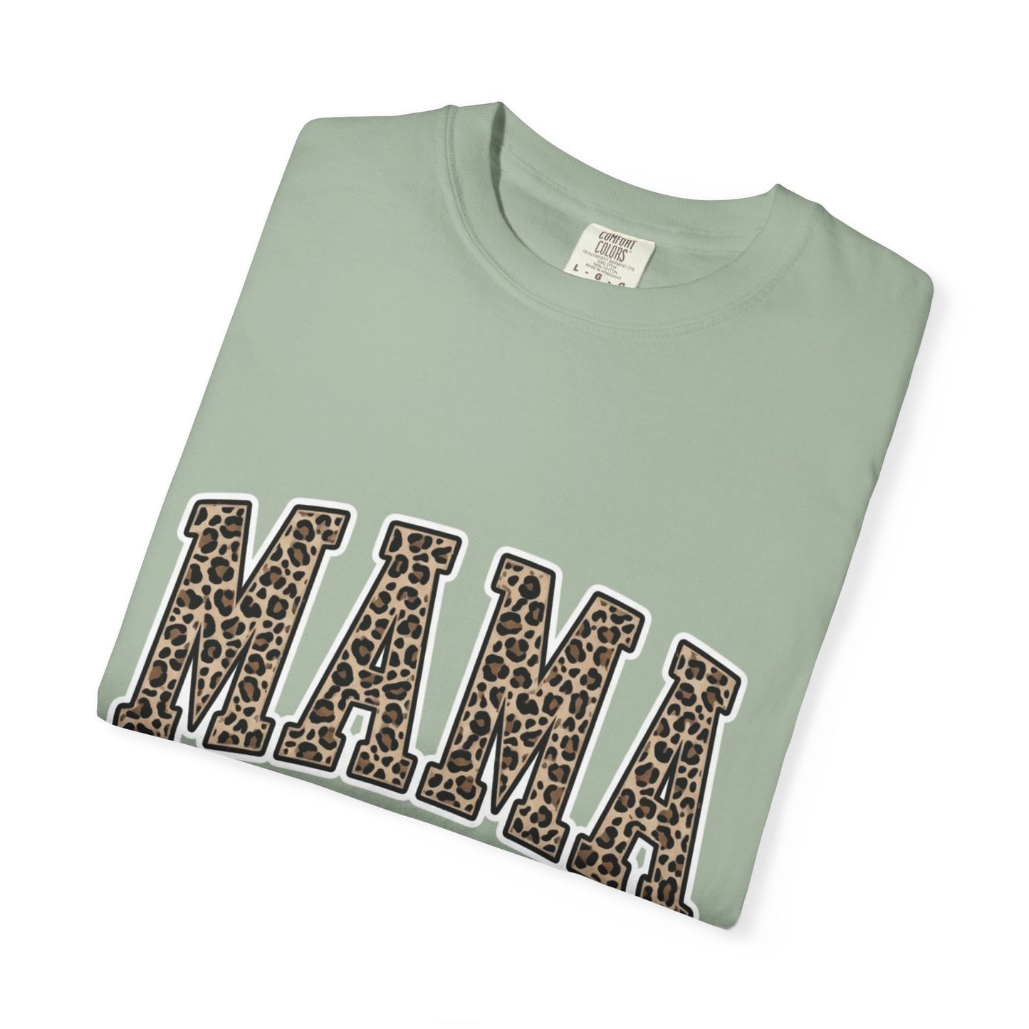 Mama Leopard Print T-Shirt — Women's Mom Graphic Tee for Mother's Day & Everyday