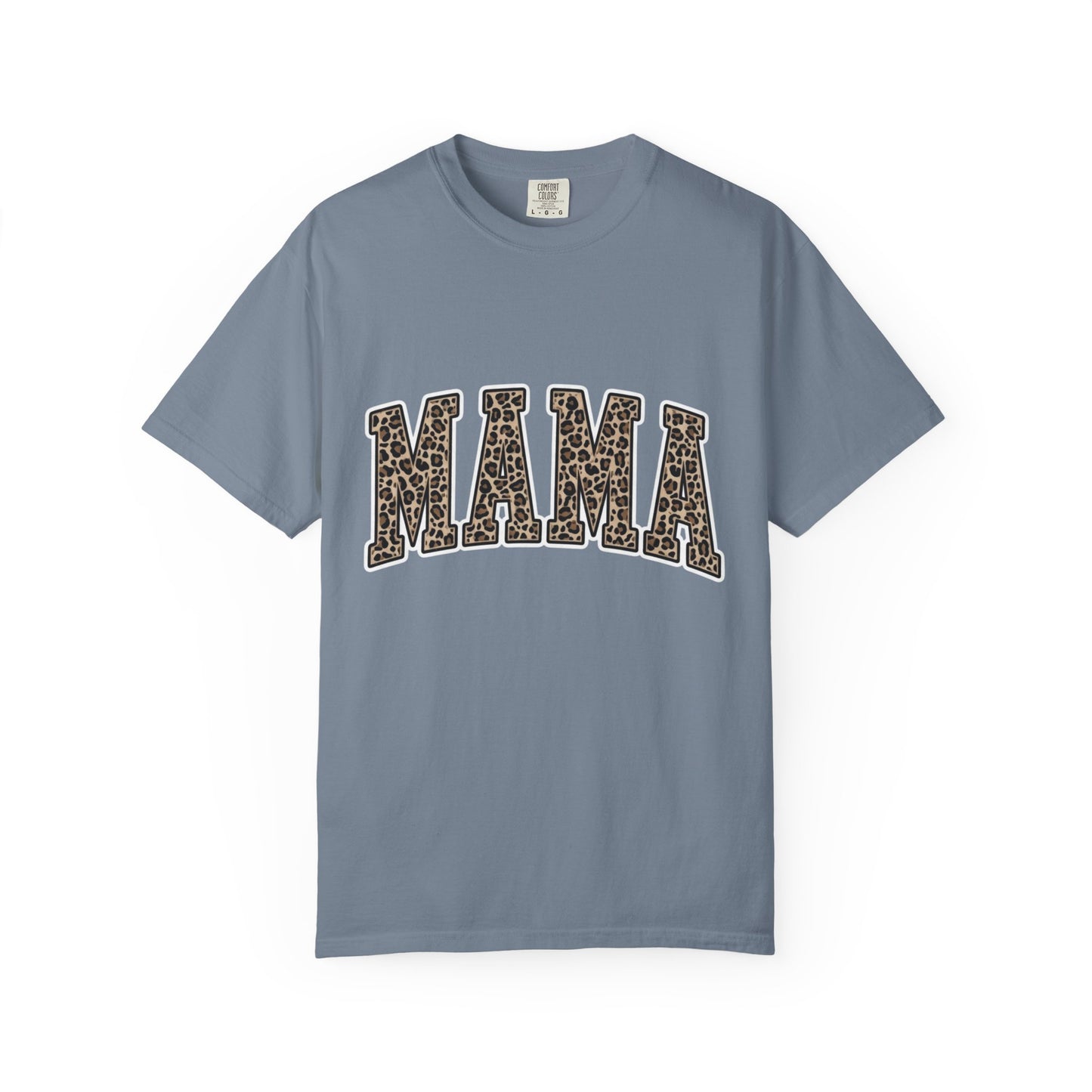 Mama Leopard Print T-Shirt — Women's Mom Graphic Tee for Mother's Day & Everyday