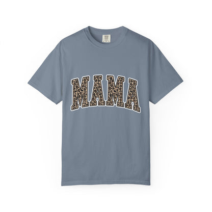 Mama Leopard Print T-Shirt — Women's Mom Graphic Tee for Mother's Day & Everyday