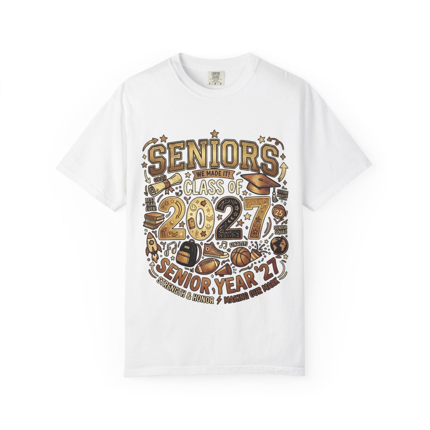 Senior Class of 2027 T-Shirt – Senior Year ’27 Graduation Tee