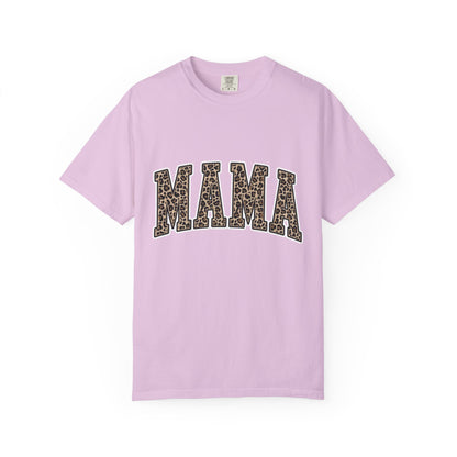 Mama Leopard Print T-Shirt — Women's Mom Graphic Tee for Mother's Day & Everyday