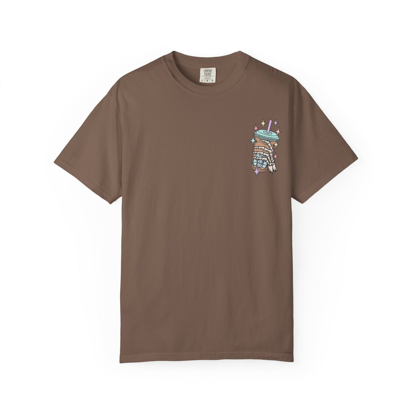 Iced Coffee & Anxiety T-Shirt — 'Fueled by Iced Coffee and Anxiety' Graphic Tee