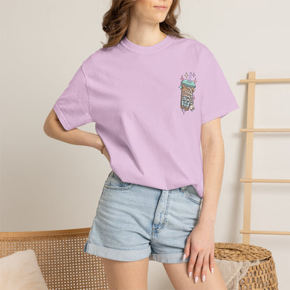 Iced Coffee & Anxiety T-Shirt — 'Fueled by Iced Coffee and Anxiety' Graphic Tee