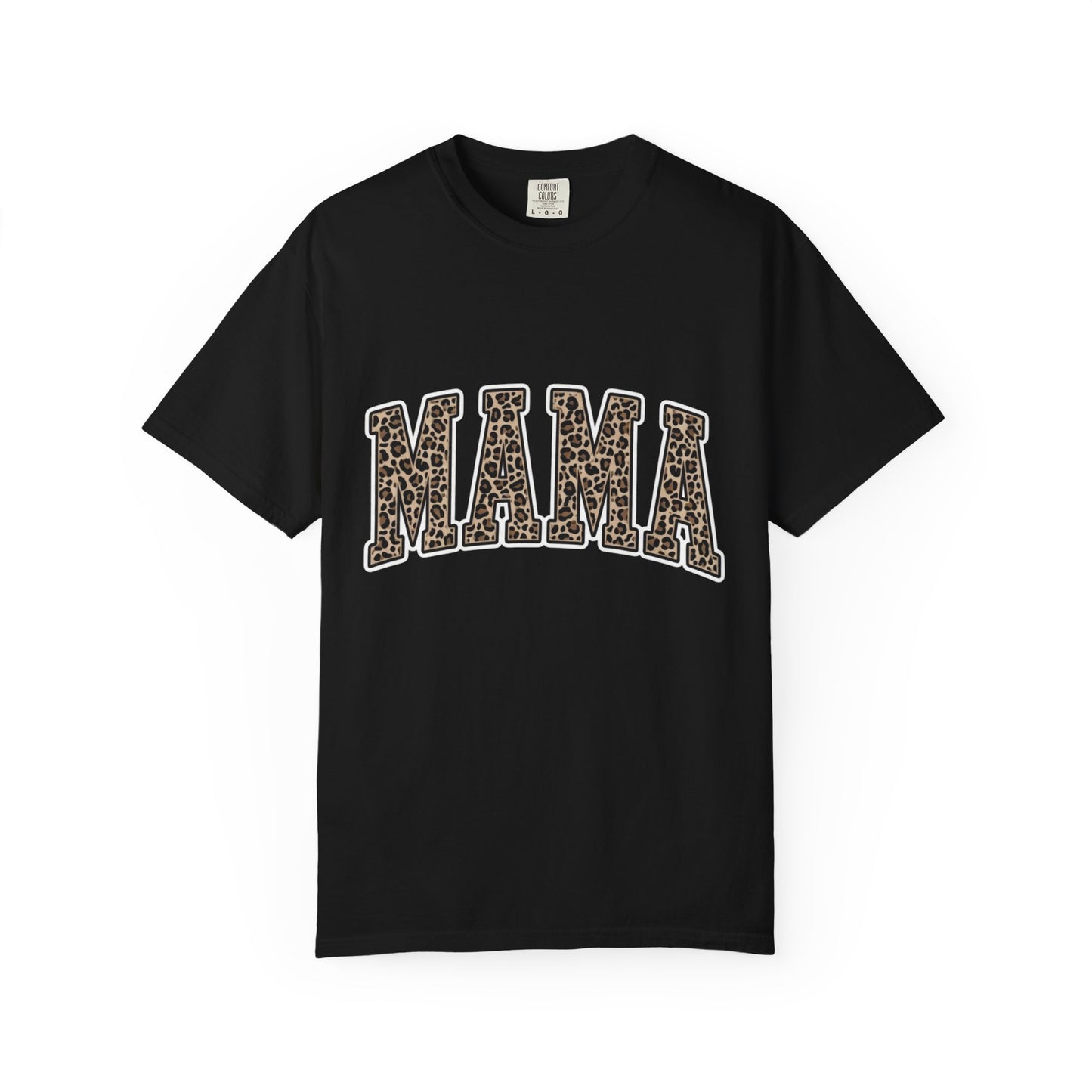 Mama Leopard Print T-Shirt — Women's Mom Graphic Tee for Mother's Day & Everyday