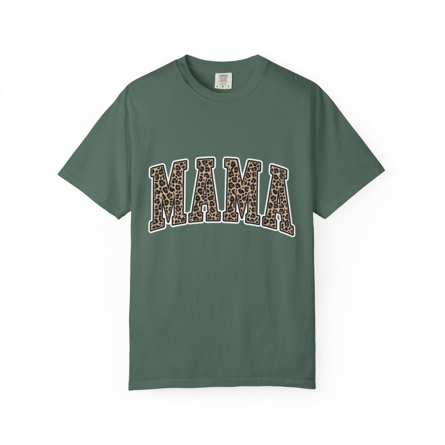Mama Leopard Print T-Shirt — Women's Mom Graphic Tee for Mother's Day & Everyday