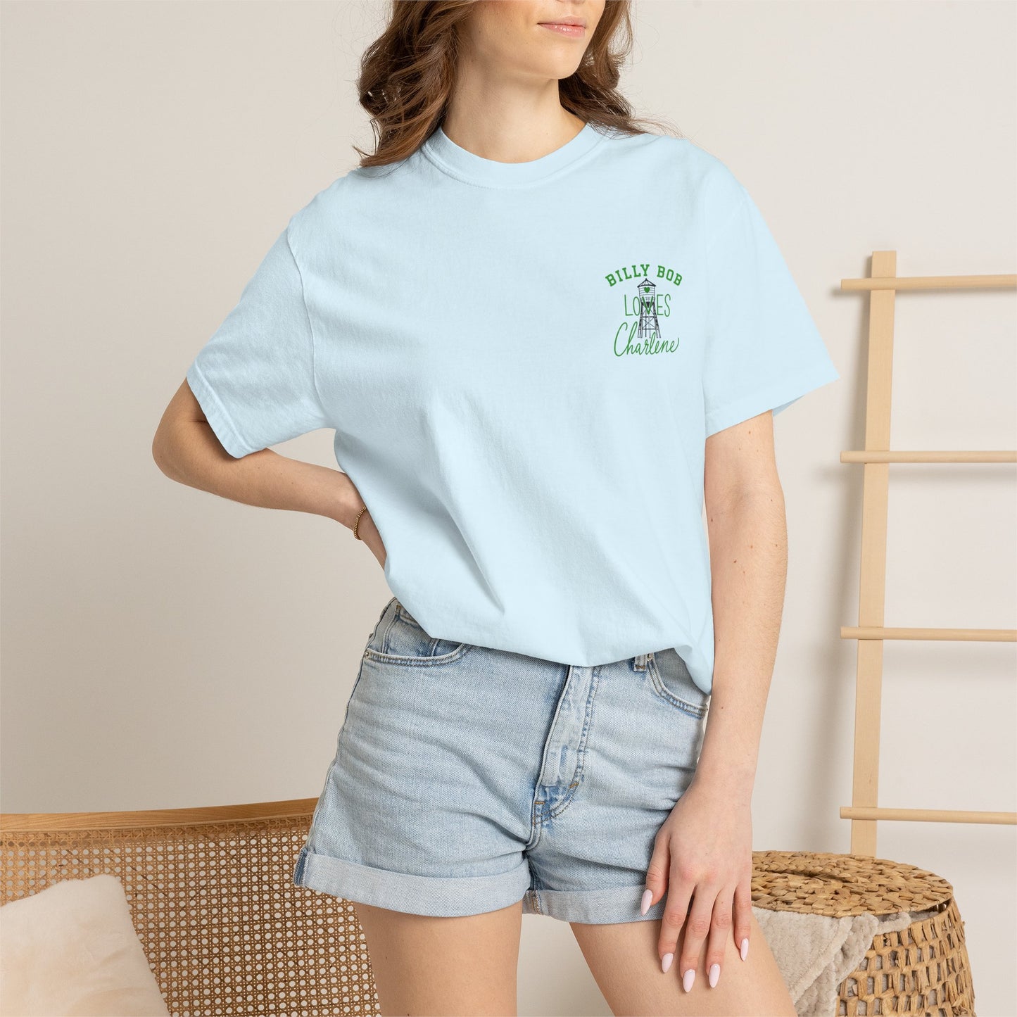 T-Shirt — "Billy Bob Loves Charlene" Graphic Tee