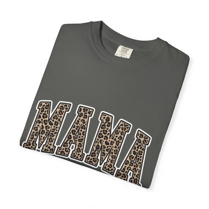 Mama Leopard Print T-Shirt — Women's Mom Graphic Tee for Mother's Day & Everyday
