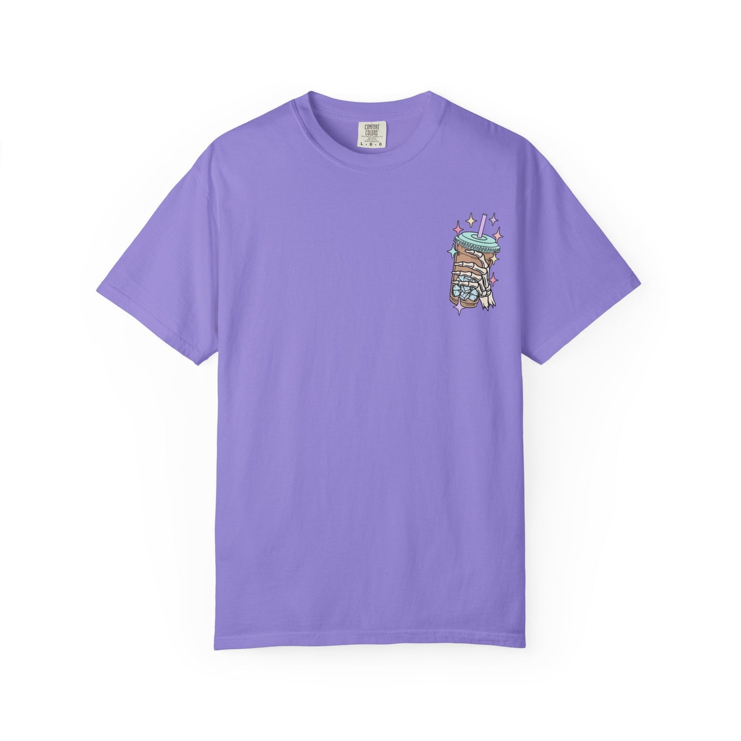 Iced Coffee & Anxiety T-Shirt — 'Fueled by Iced Coffee and Anxiety' Graphic Tee
