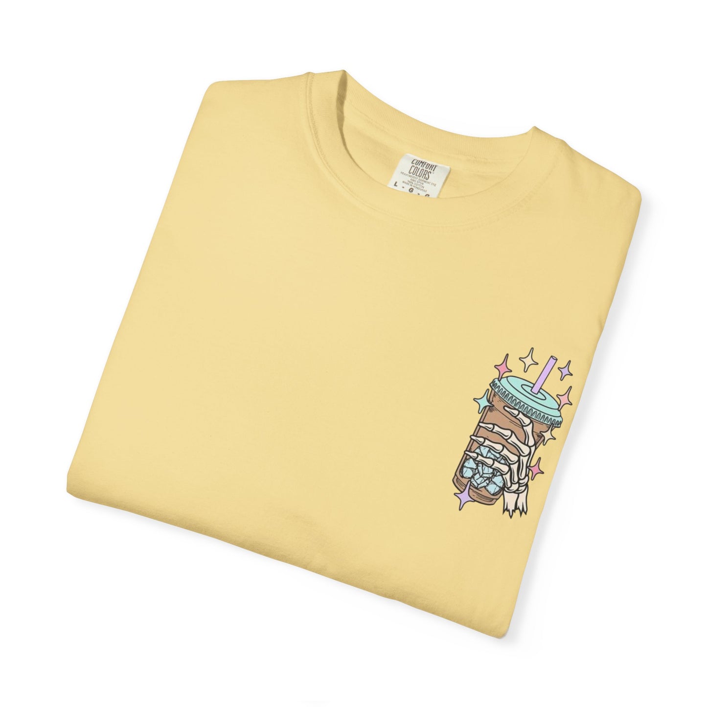 Iced Coffee & Anxiety T-Shirt — 'Fueled by Iced Coffee and Anxiety' Graphic Tee