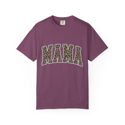 Mama Leopard Print T-Shirt — Women's Mom Graphic Tee for Mother's Day & Everyday