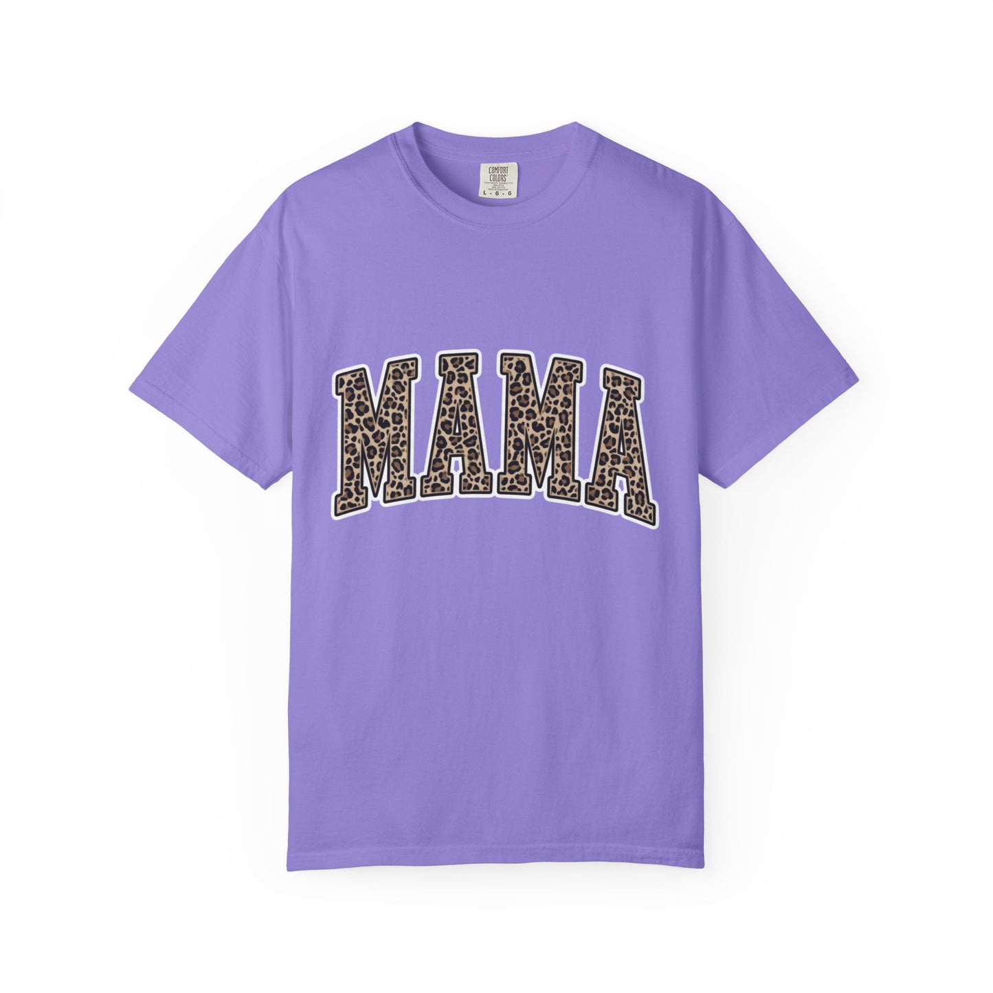 Mama Leopard Print T-Shirt — Women's Mom Graphic Tee for Mother's Day & Everyday