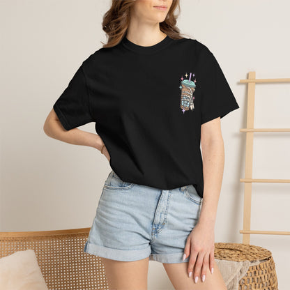 Iced Coffee & Anxiety T-Shirt — 'Fueled by Iced Coffee and Anxiety' Graphic Tee