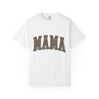 Mama Leopard Print T-Shirt — Women's Mom Graphic Tee for Mother's Day & Everyday