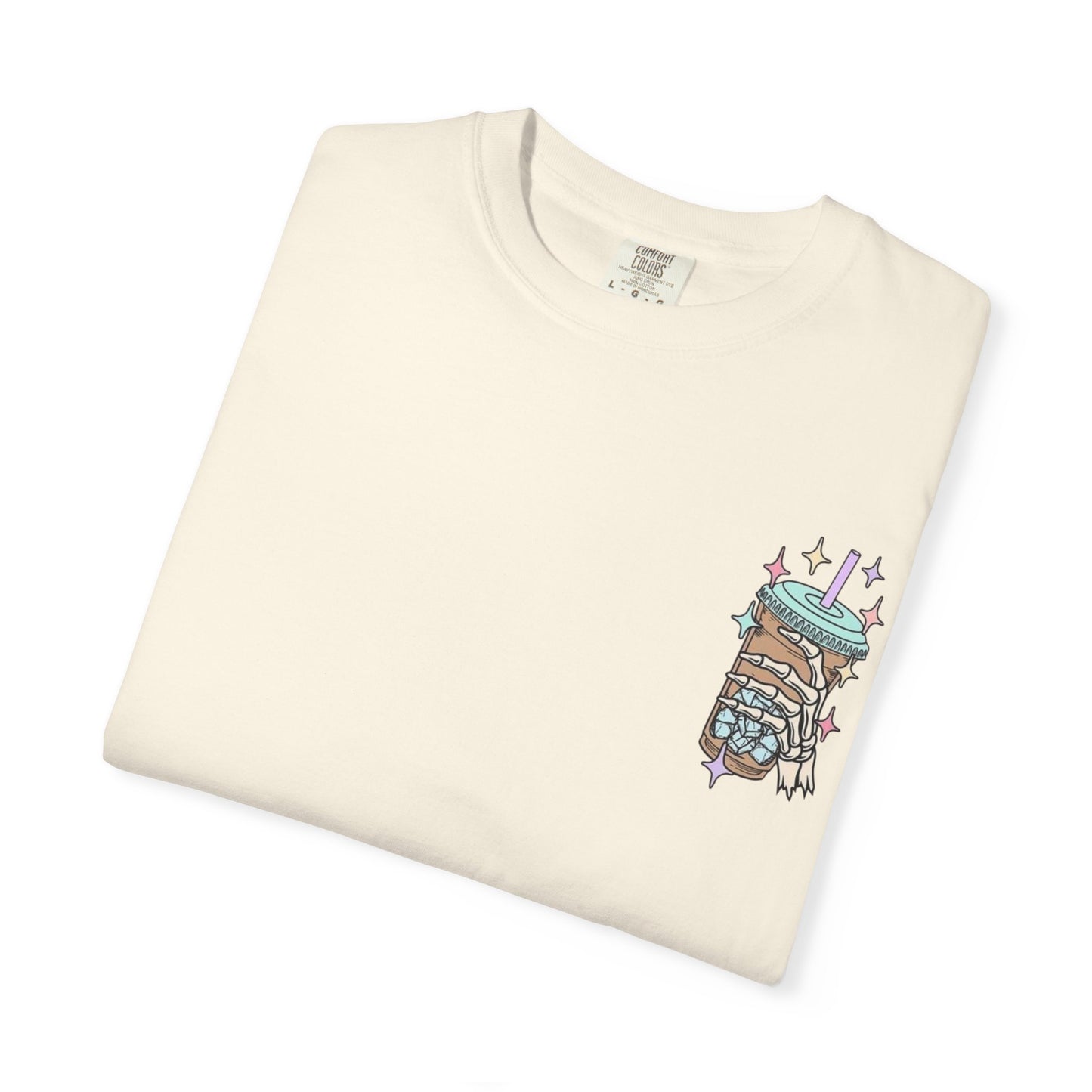 Iced Coffee & Anxiety T-Shirt — 'Fueled by Iced Coffee and Anxiety' Graphic Tee