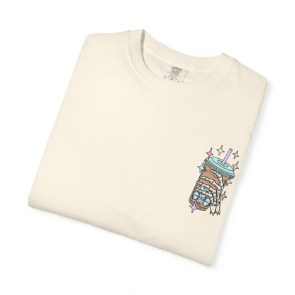 Iced Coffee & Anxiety T-Shirt — 'Fueled by Iced Coffee and Anxiety' Graphic Tee