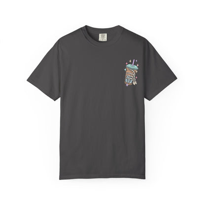 Iced Coffee & Anxiety T-Shirt — 'Fueled by Iced Coffee and Anxiety' Graphic Tee