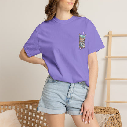Iced Coffee & Anxiety T-Shirt — 'Fueled by Iced Coffee and Anxiety' Graphic Tee