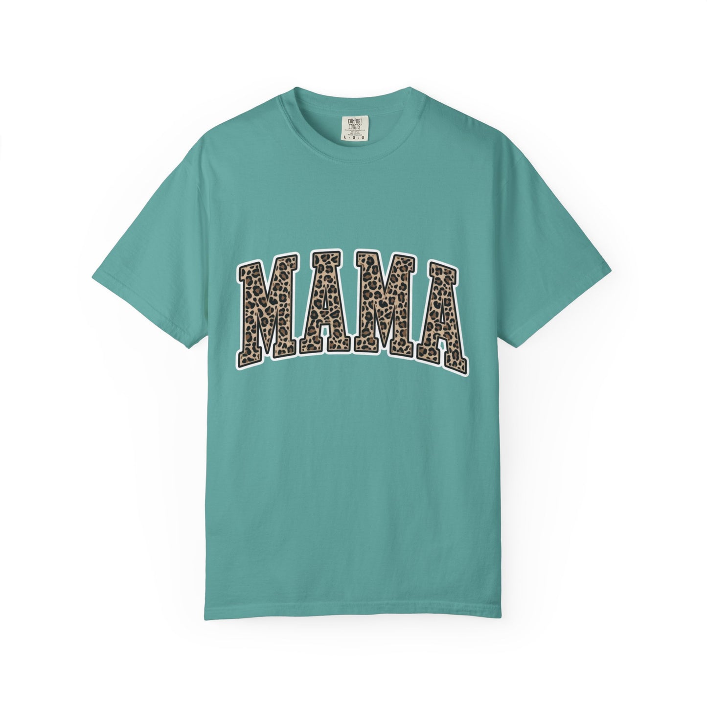 Mama Leopard Print T-Shirt — Women's Mom Graphic Tee for Mother's Day & Everyday