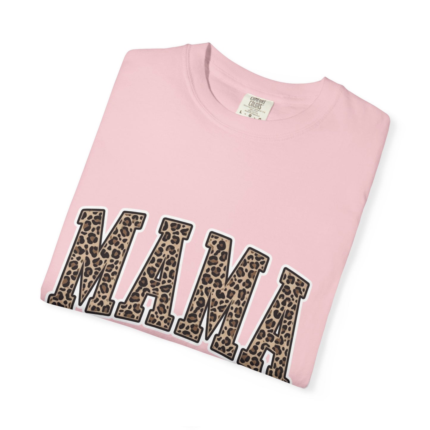 Mama Leopard Print T-Shirt — Women's Mom Graphic Tee for Mother's Day & Everyday