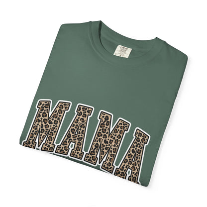 Mama Leopard Print T-Shirt — Women's Mom Graphic Tee for Mother's Day & Everyday