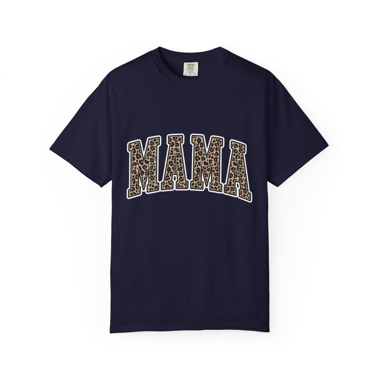 Mama Leopard Print T-Shirt — Women's Mom Graphic Tee for Mother's Day & Everyday