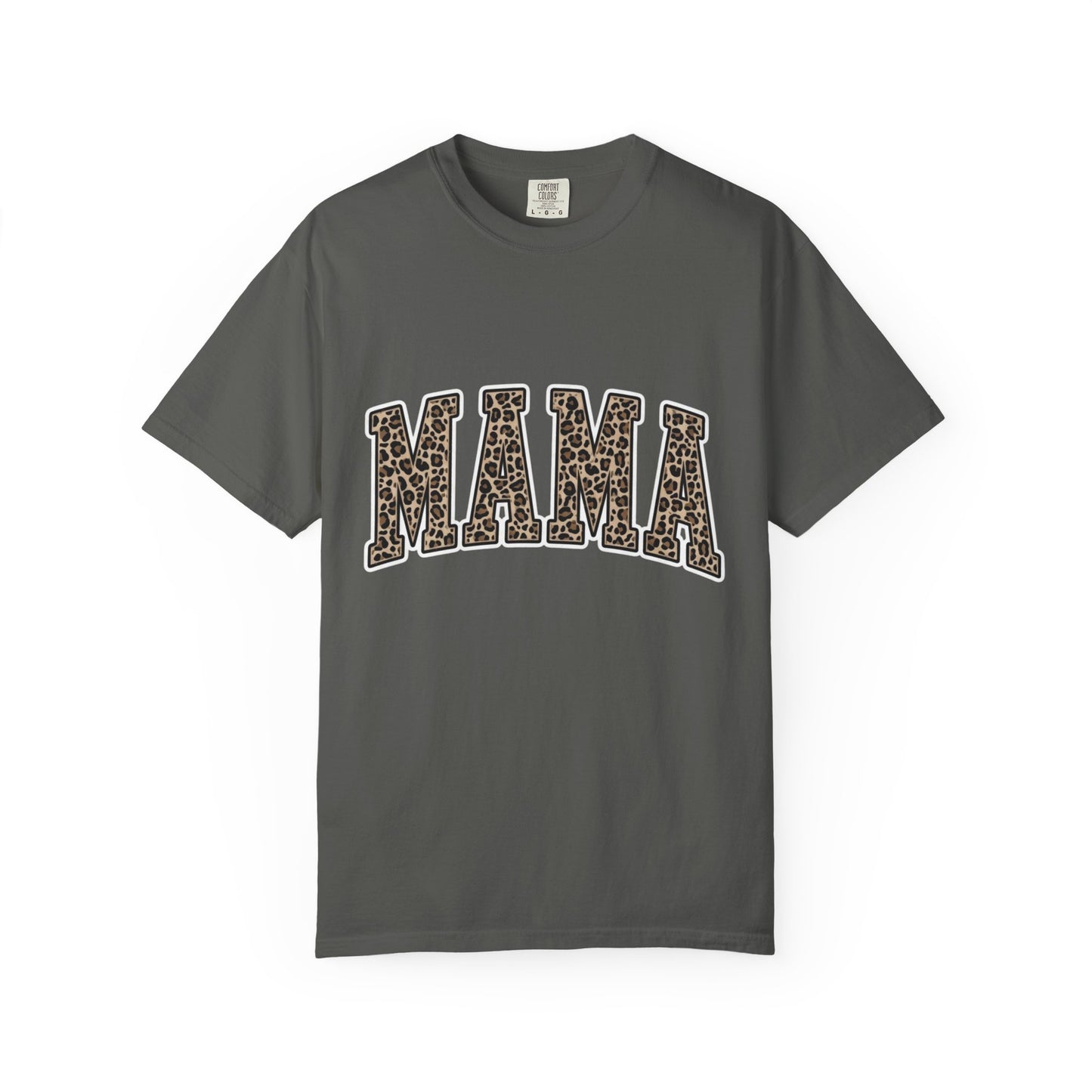 Mama Leopard Print T-Shirt — Women's Mom Graphic Tee for Mother's Day & Everyday
