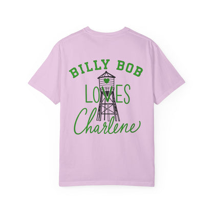 T-Shirt — "Billy Bob Loves Charlene" Graphic Tee