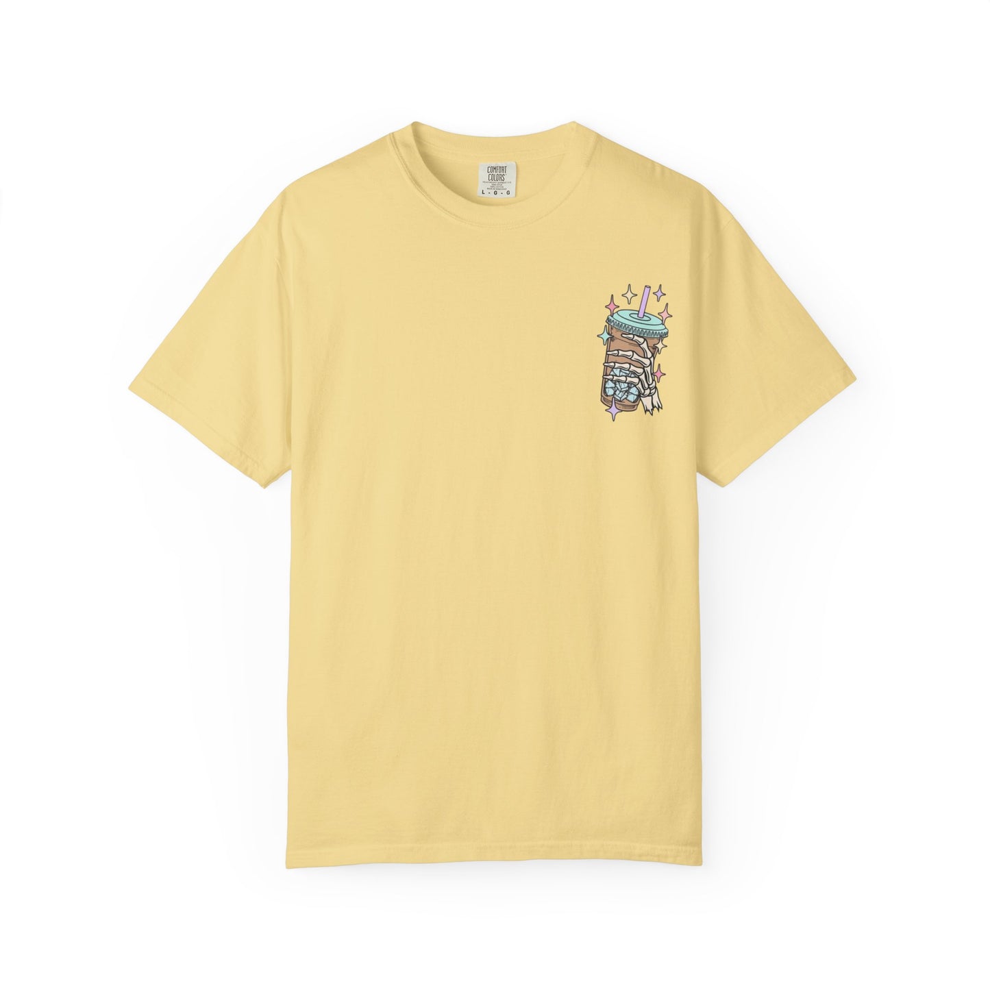 Iced Coffee & Anxiety T-Shirt — 'Fueled by Iced Coffee and Anxiety' Graphic Tee