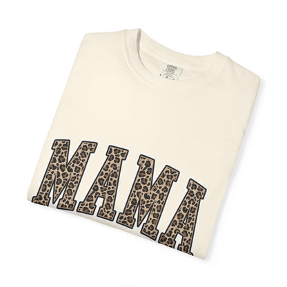Mama Leopard Print T-Shirt — Women's Mom Graphic Tee for Mother's Day & Everyday