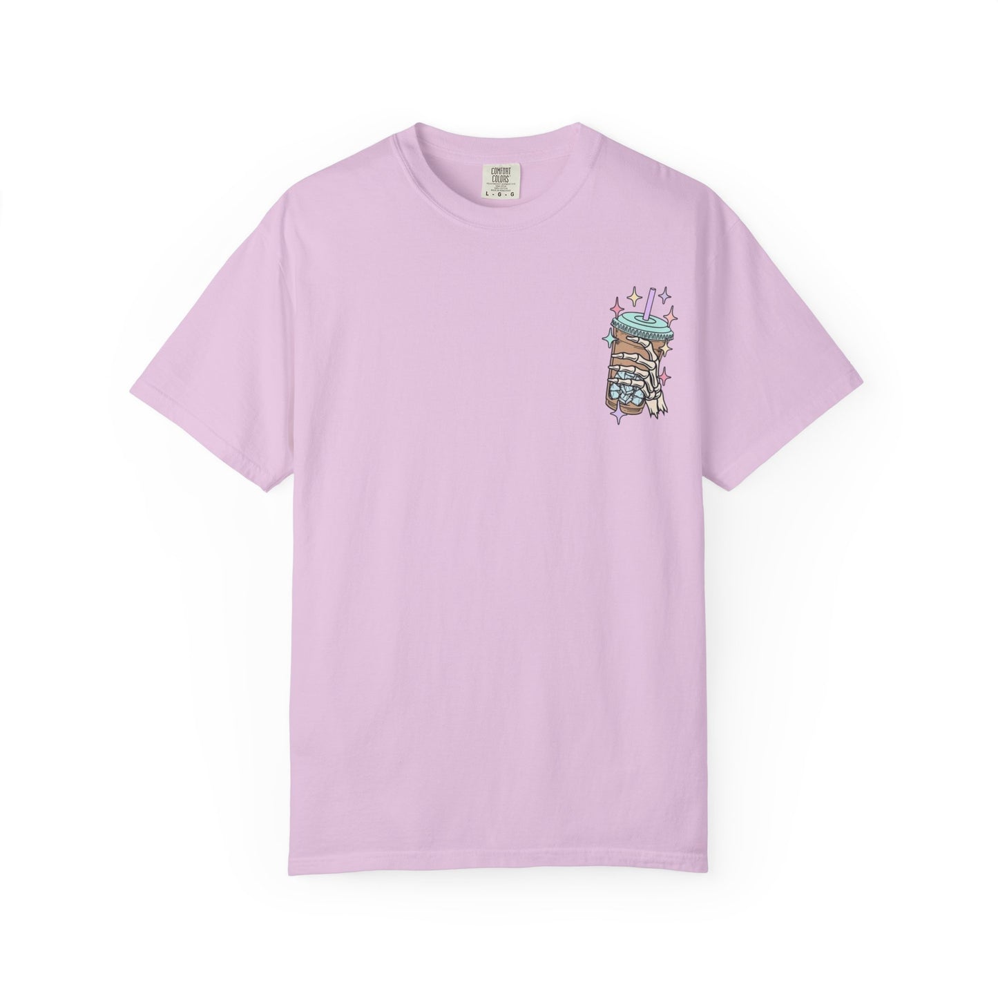 Iced Coffee & Anxiety T-Shirt — 'Fueled by Iced Coffee and Anxiety' Graphic Tee