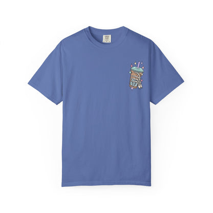 Iced Coffee & Anxiety T-Shirt — 'Fueled by Iced Coffee and Anxiety' Graphic Tee