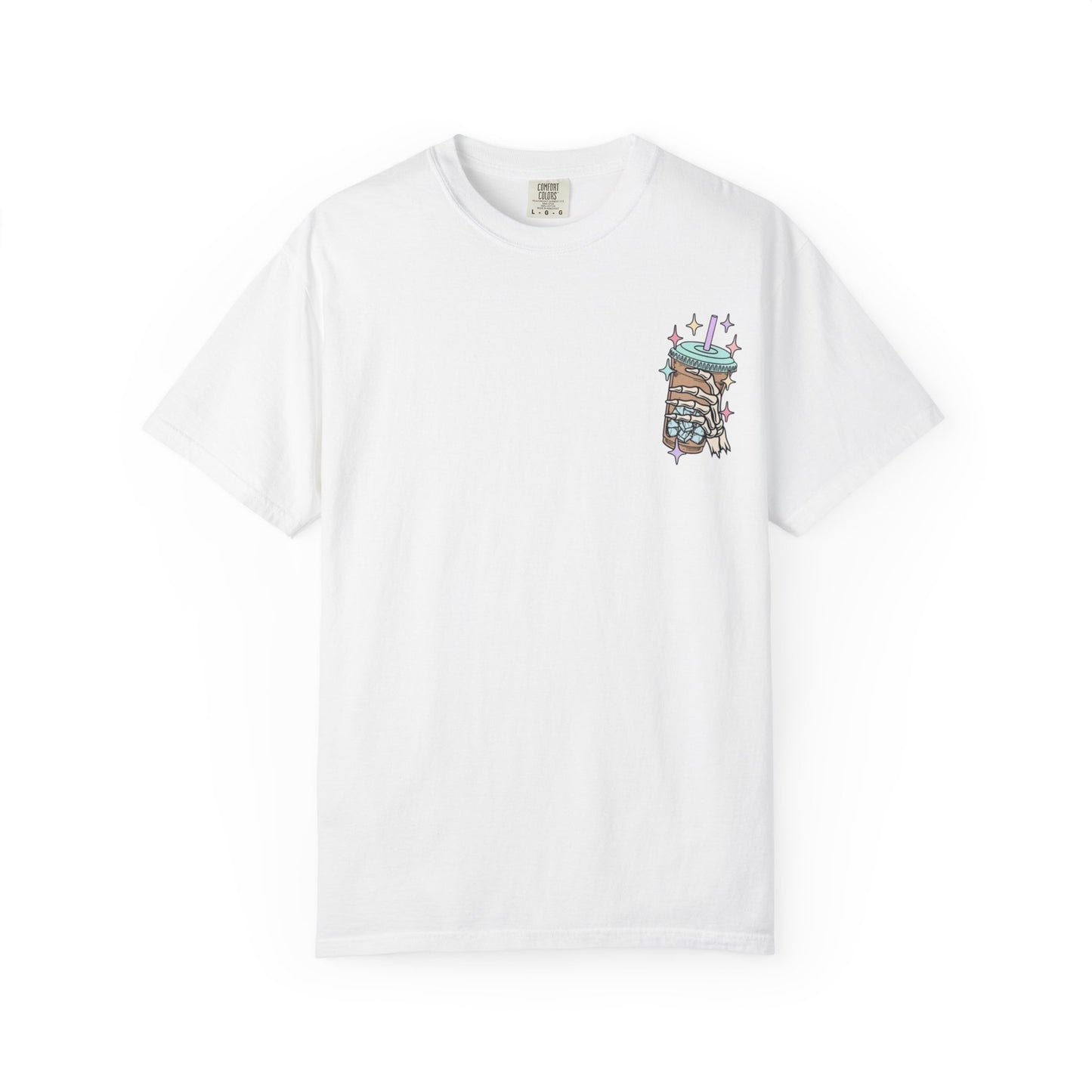 Iced Coffee & Anxiety T-Shirt — 'Fueled by Iced Coffee and Anxiety' Graphic Tee