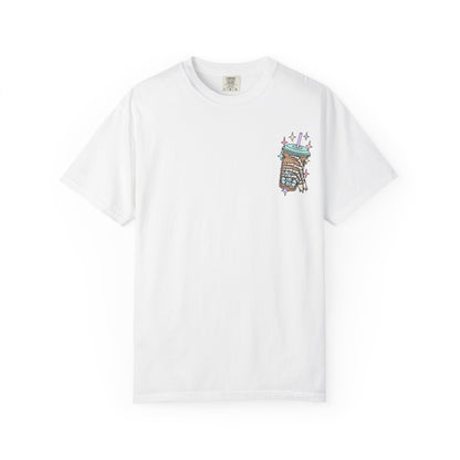 Iced Coffee & Anxiety T-Shirt — 'Fueled by Iced Coffee and Anxiety' Graphic Tee