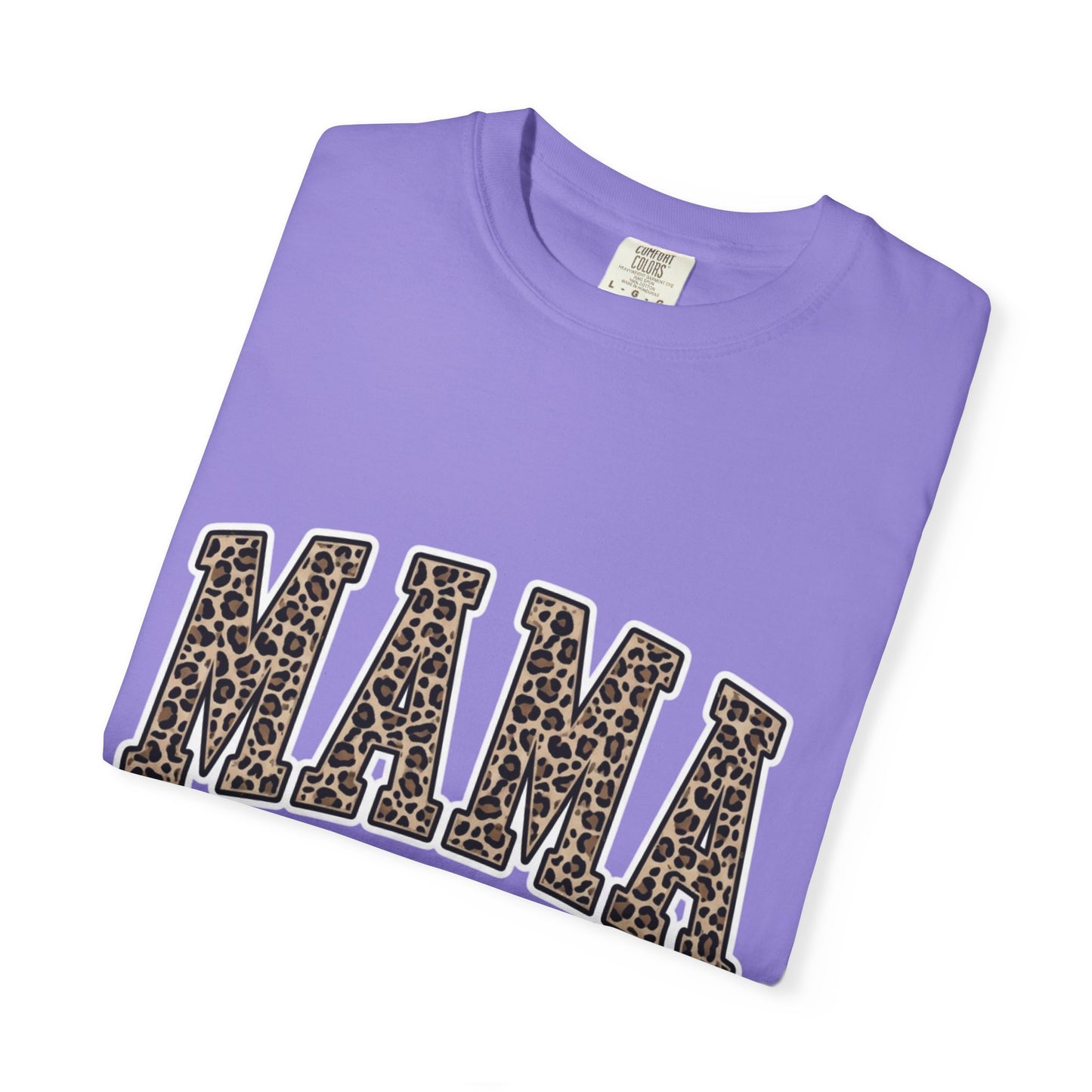 Mama Leopard Print T-Shirt — Women's Mom Graphic Tee for Mother's Day & Everyday