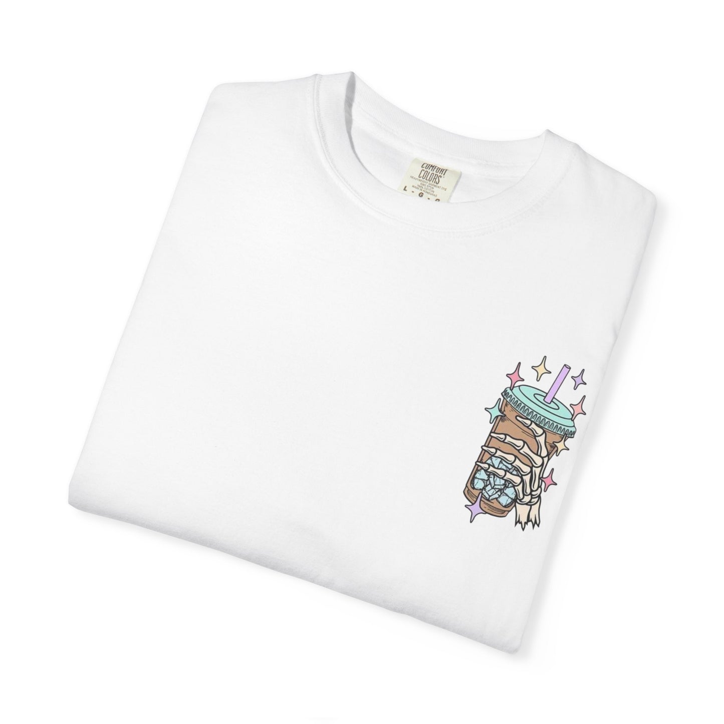 Iced Coffee & Anxiety T-Shirt — 'Fueled by Iced Coffee and Anxiety' Graphic Tee