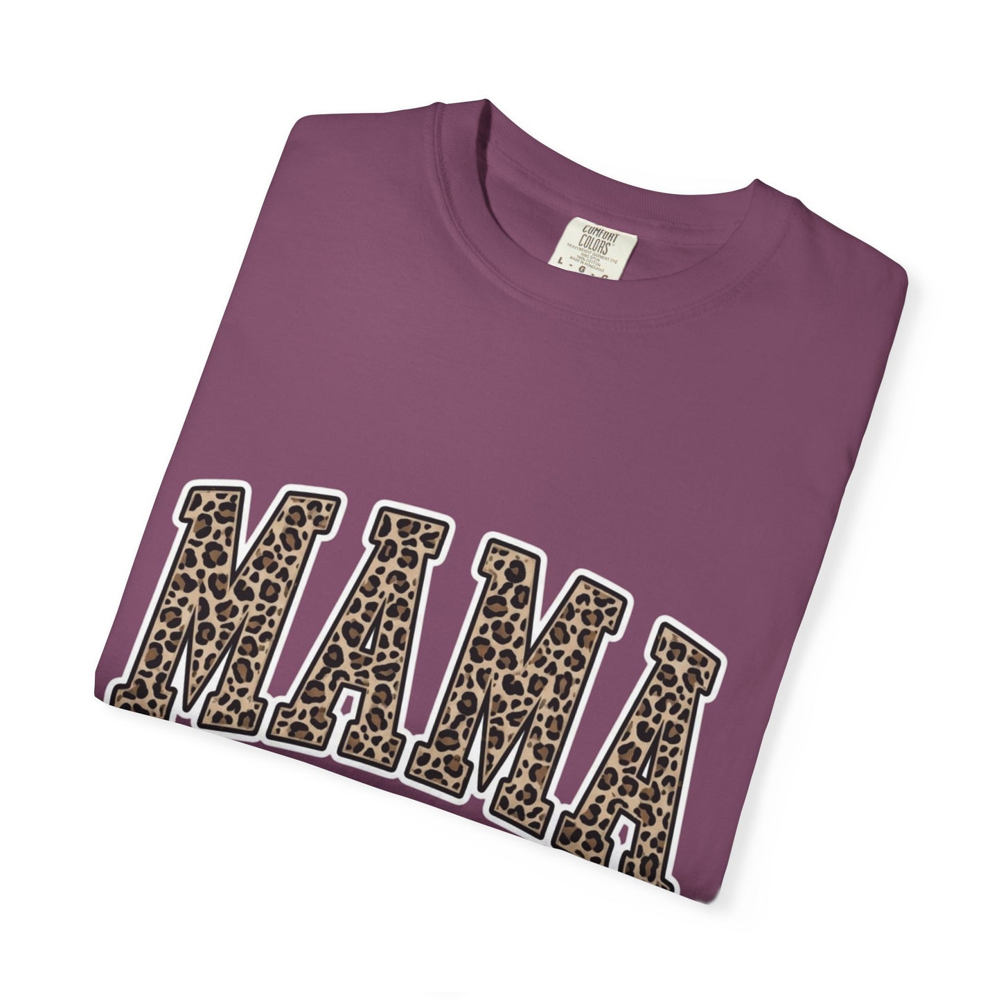 Mama Leopard Print T-Shirt — Women's Mom Graphic Tee for Mother's Day & Everyday