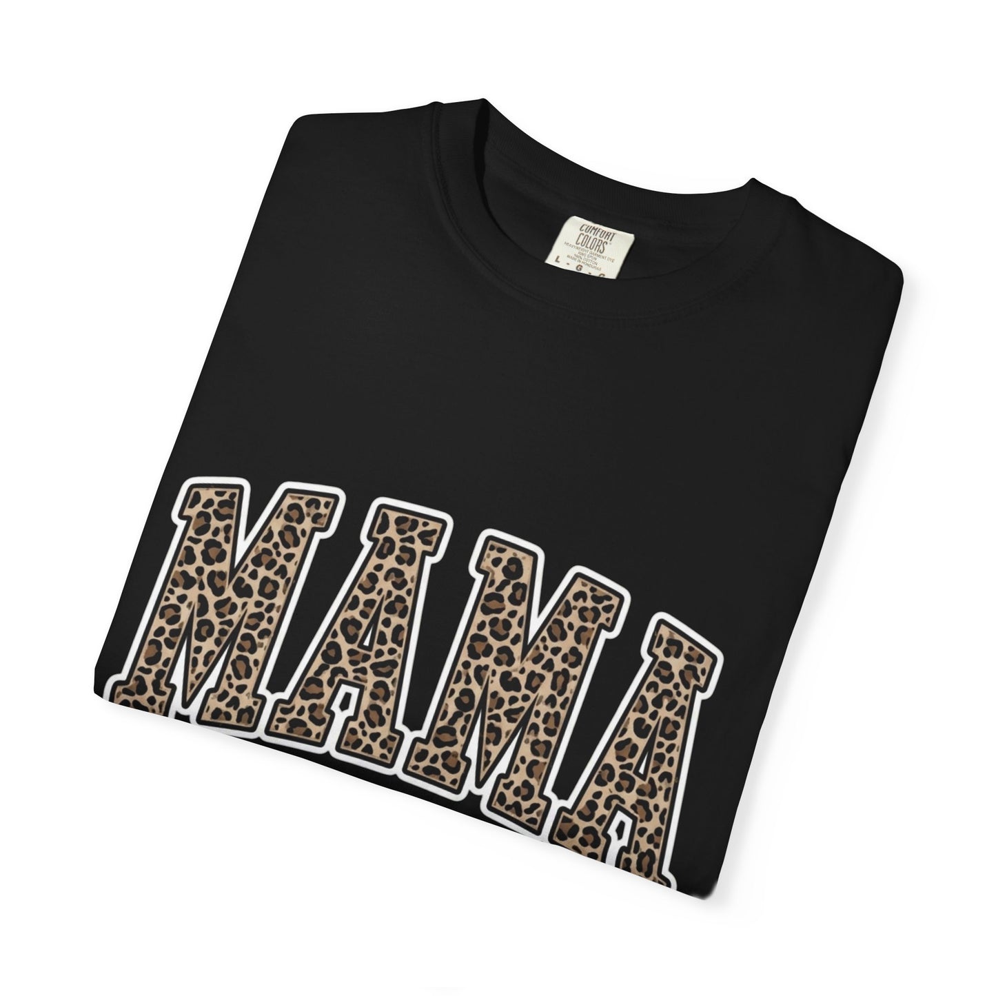 Mama Leopard Print T-Shirt — Women's Mom Graphic Tee for Mother's Day & Everyday