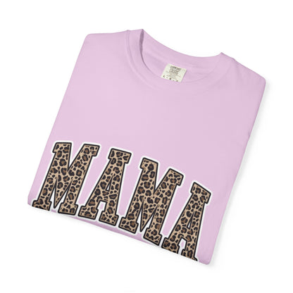 Mama Leopard Print T-Shirt — Women's Mom Graphic Tee for Mother's Day & Everyday