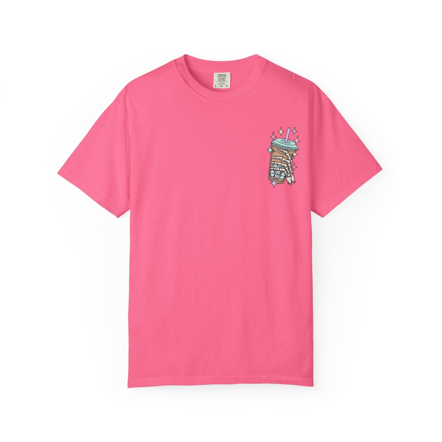 Iced Coffee & Anxiety T-Shirt — 'Fueled by Iced Coffee and Anxiety' Graphic Tee