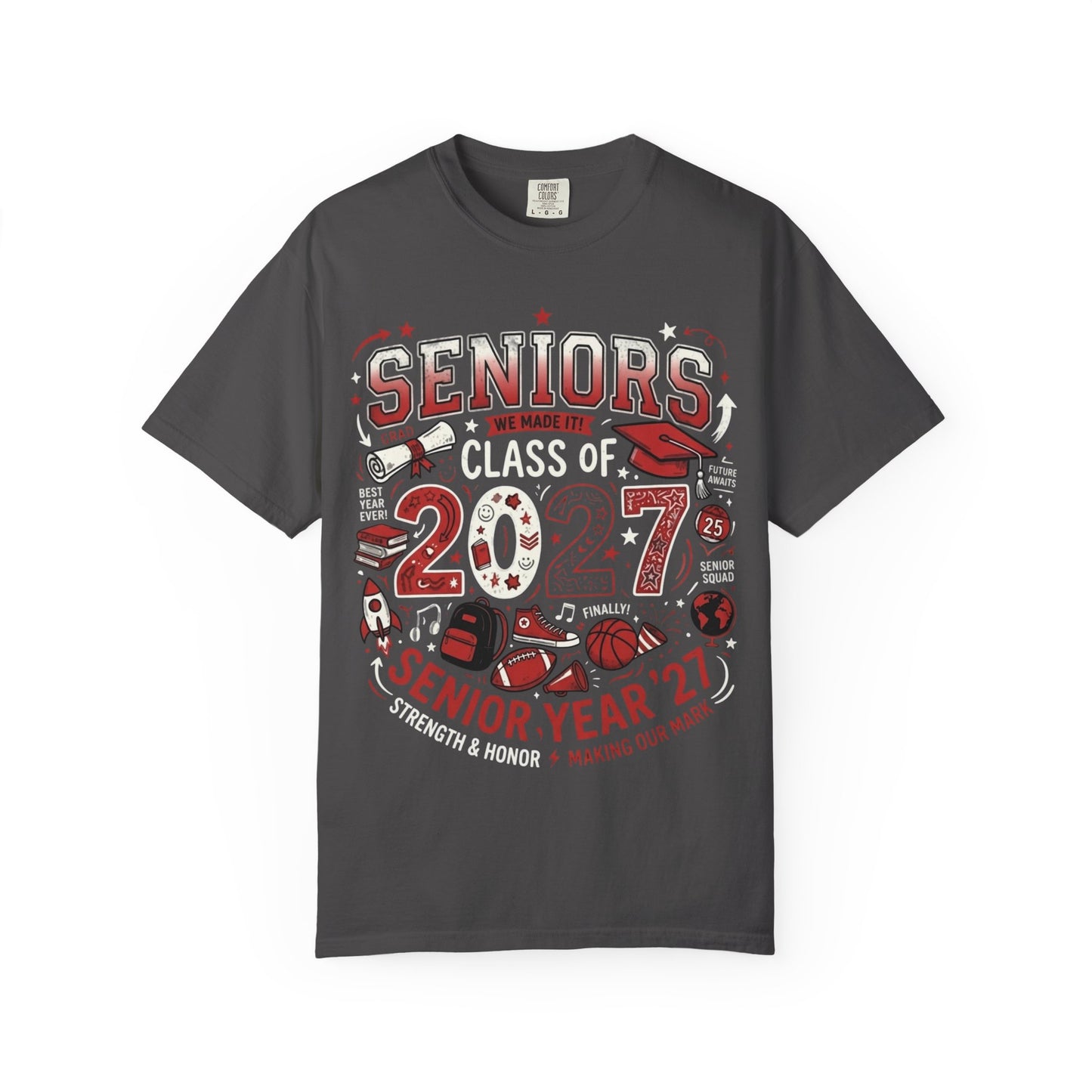 Seniors Class of '27 Senior Year Graphic T-Shirt